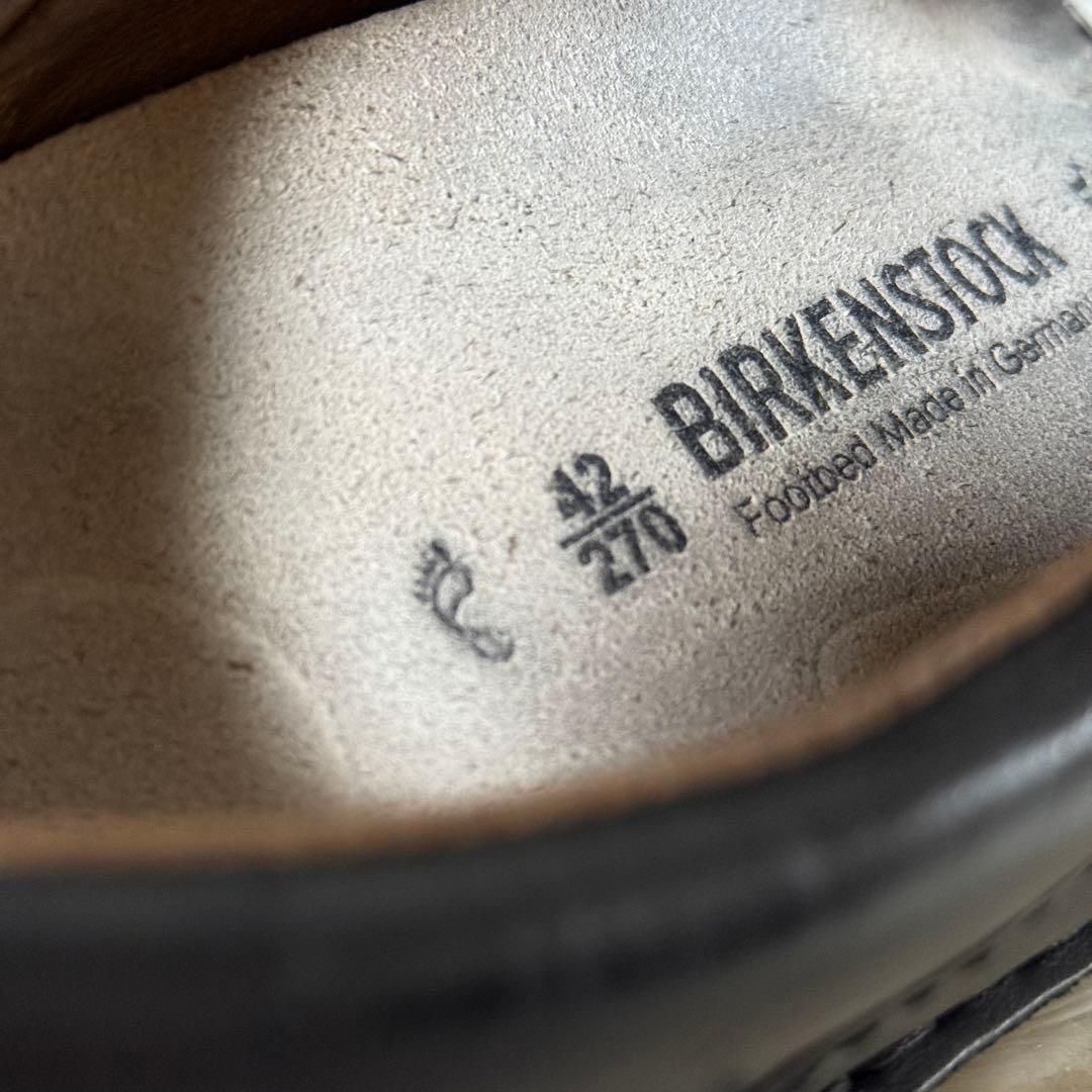 美品✨ビルケンシュトック　チロリアンシューズ　パサデナ　コンフォート　ロー　黒