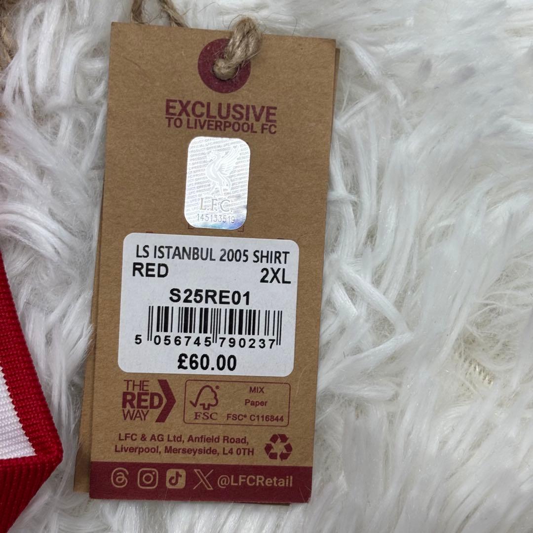 希少モデル✨ CL優勝20周年記念リバプールゲームシャツ 2XLサイズ