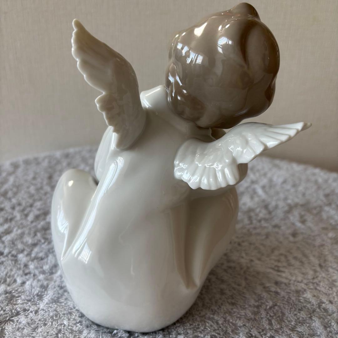 【新品・箱付き】リヤドロ 天使の考えごと（なんとかなるよ）