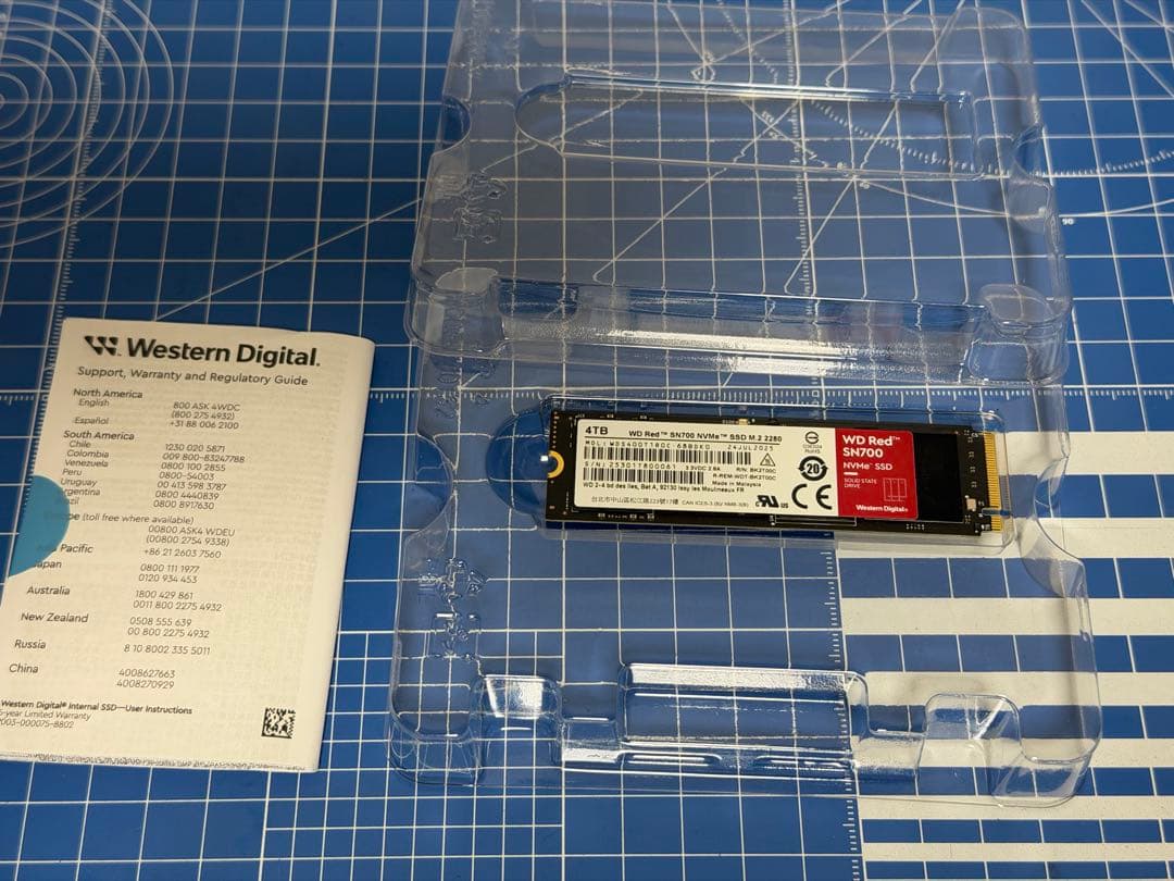 WD Red SN700 NVMe SSD 4TB ①