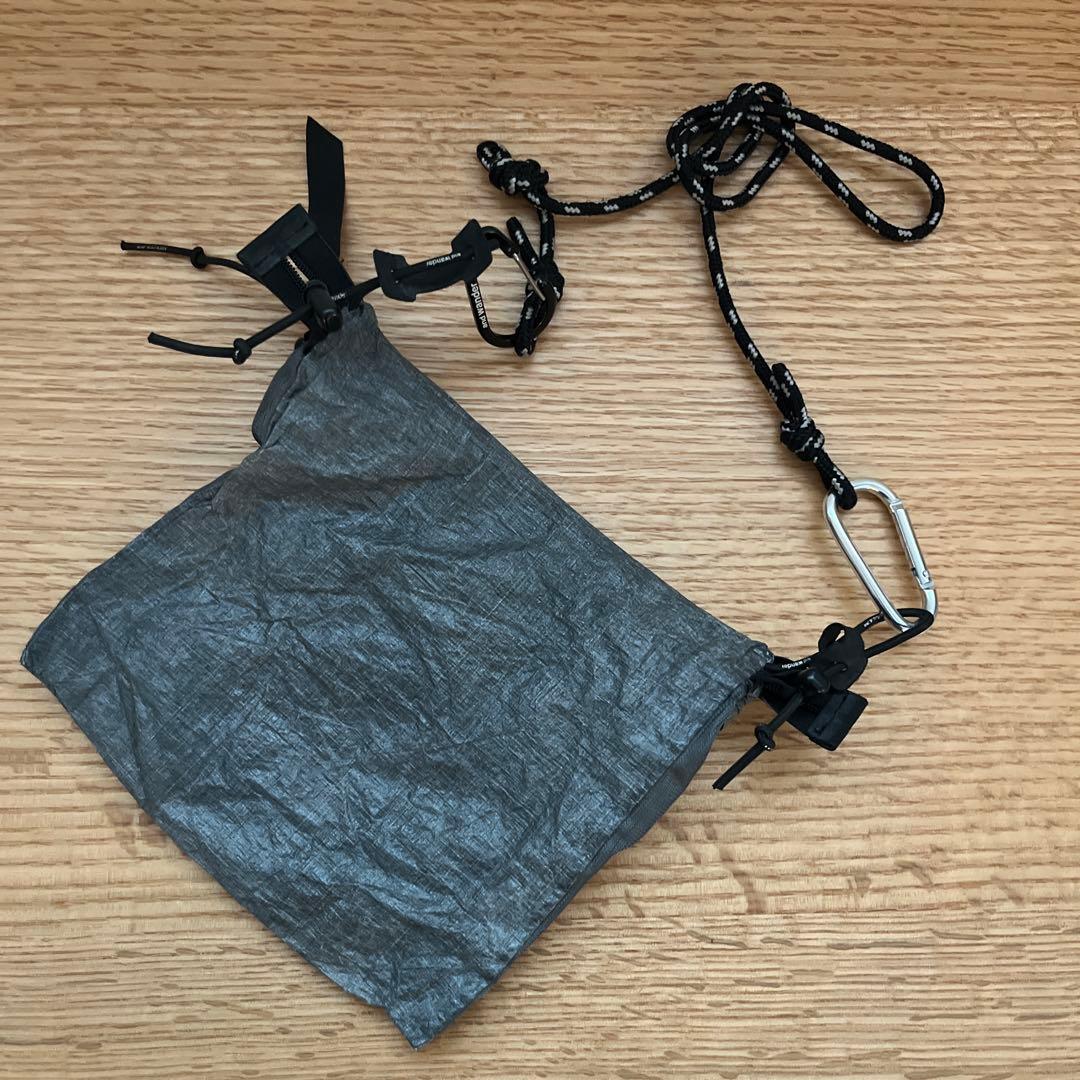 and wander サコッシュ バッグ アンドワンダー キューベンファイバー