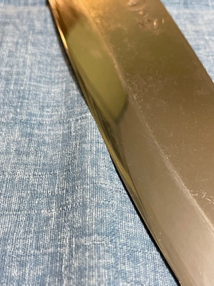 永世吉光　相出刃包丁　身卸包丁　水牛柄　刃渡り19.5センチ