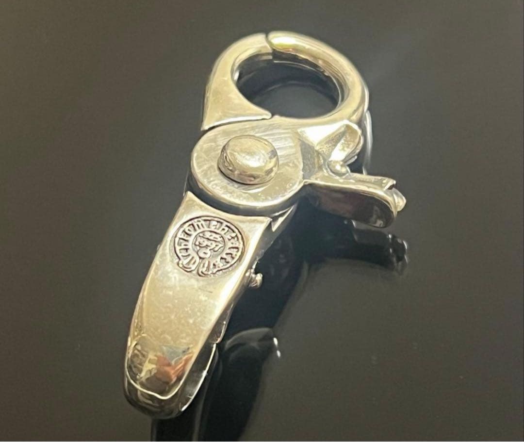 シルバー 925 クロス ファンシー キーチェーン キーリング！