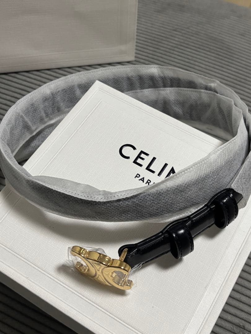 【美品】75 CELINE スモールトリオンフベルト