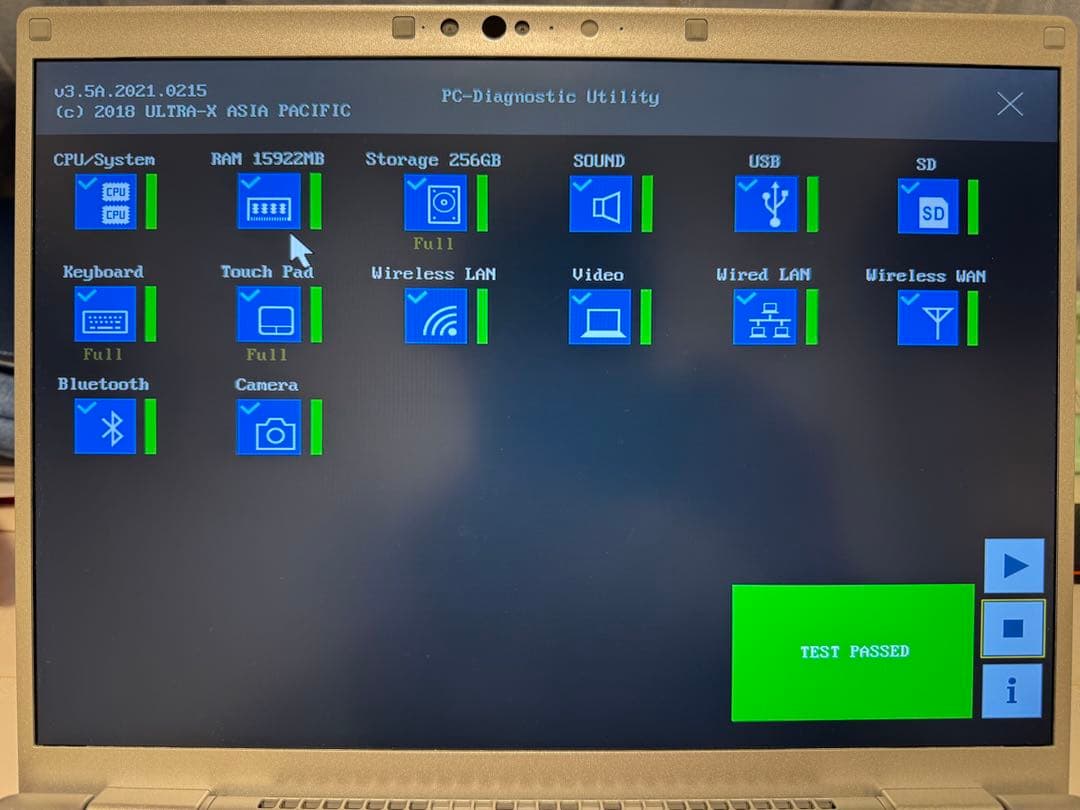 【超美品】累計230時間CF-FV1RFAVS LTE SIMフリー本革ケース付