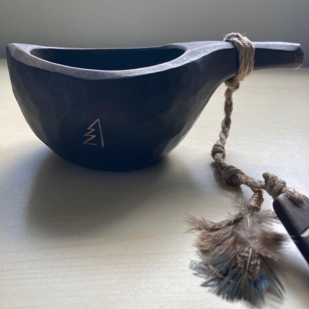 【新品】ソウルオブシベリア #1 ブラックペンダント　No.1840 ククサ