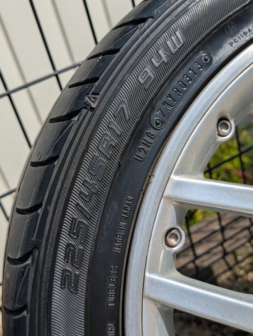 送料込み【フォルクスワーゲン】希少 BBS 17インチタイヤホイール 4本セット