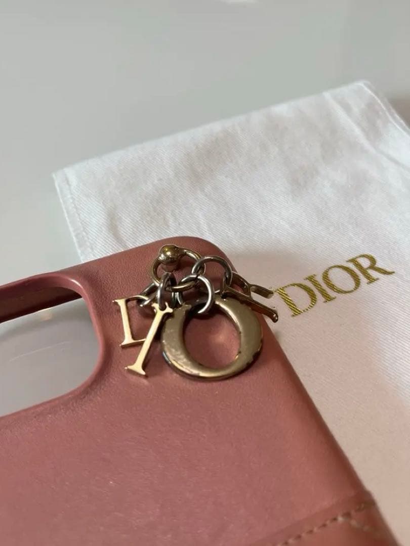 【限定色ピンク】Christian Dior iPhone13ケース カナージュ