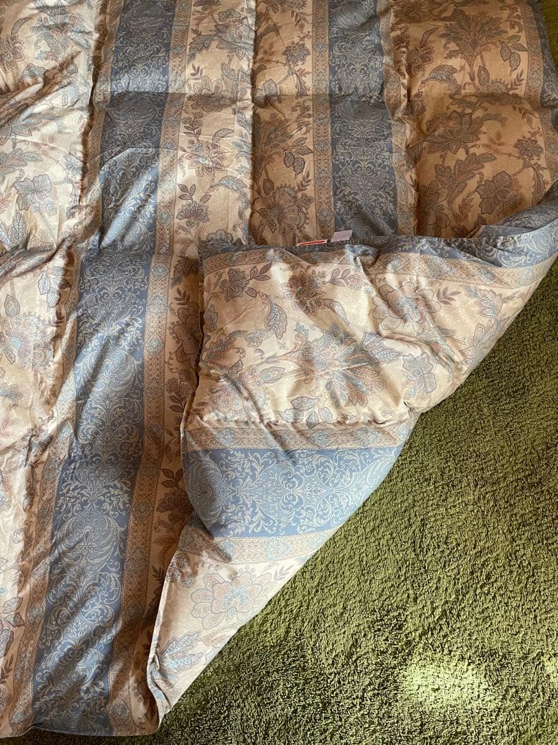 2枚セット【エコダウン使用】寒冷地仕様　羽毛布団　シングル　ホテル仕様