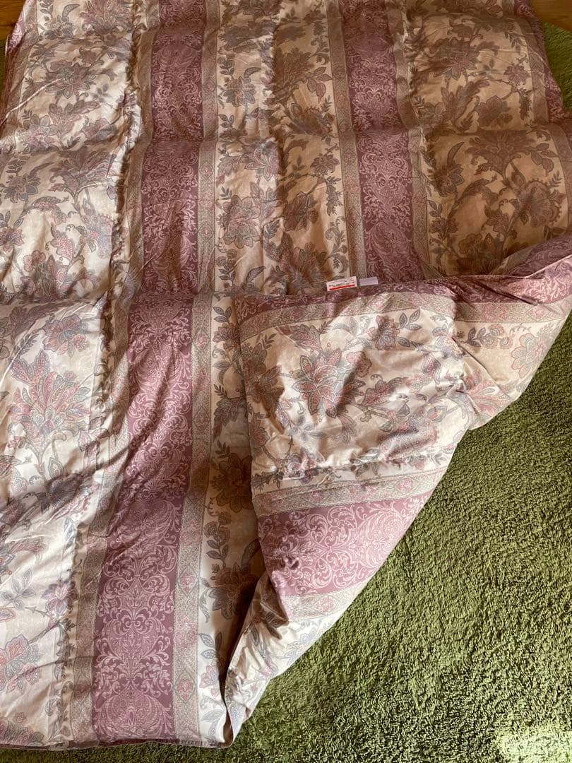 2枚セット【エコダウン使用】寒冷地仕様　羽毛布団　シングル　ホテル仕様