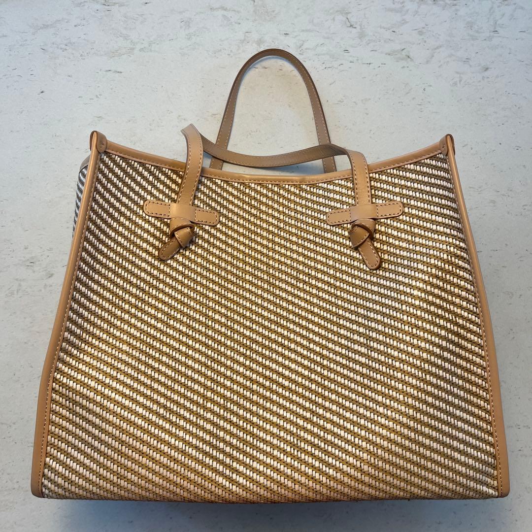 GIANNI CHIARINI かごバッグ ベージュ