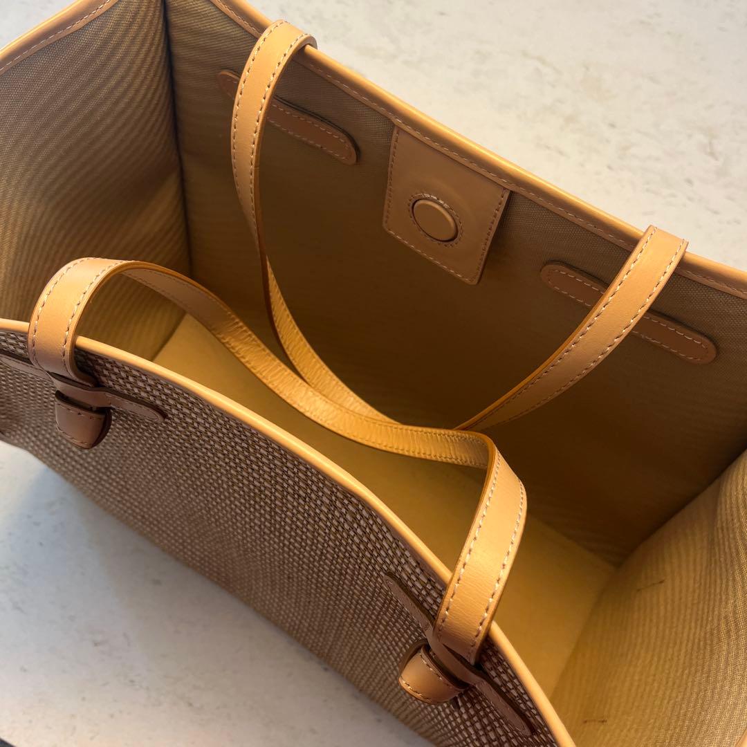 GIANNI CHIARINI かごバッグ ベージュ