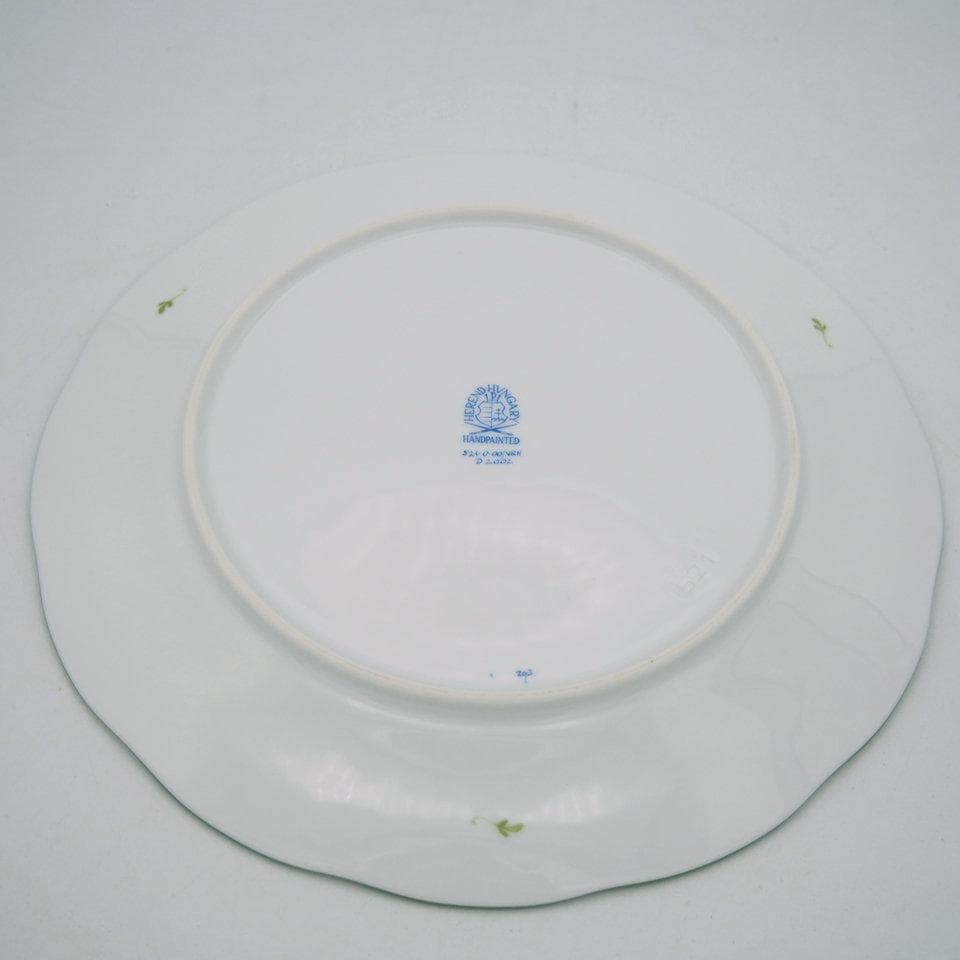 ヘレンド ウィーンの薔薇 521/VRH 23cm ランチプレート ペア #3