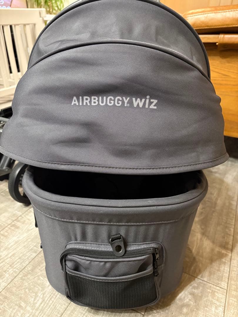 折りたたみペットカート グレー　AIRBUGGY. wizx