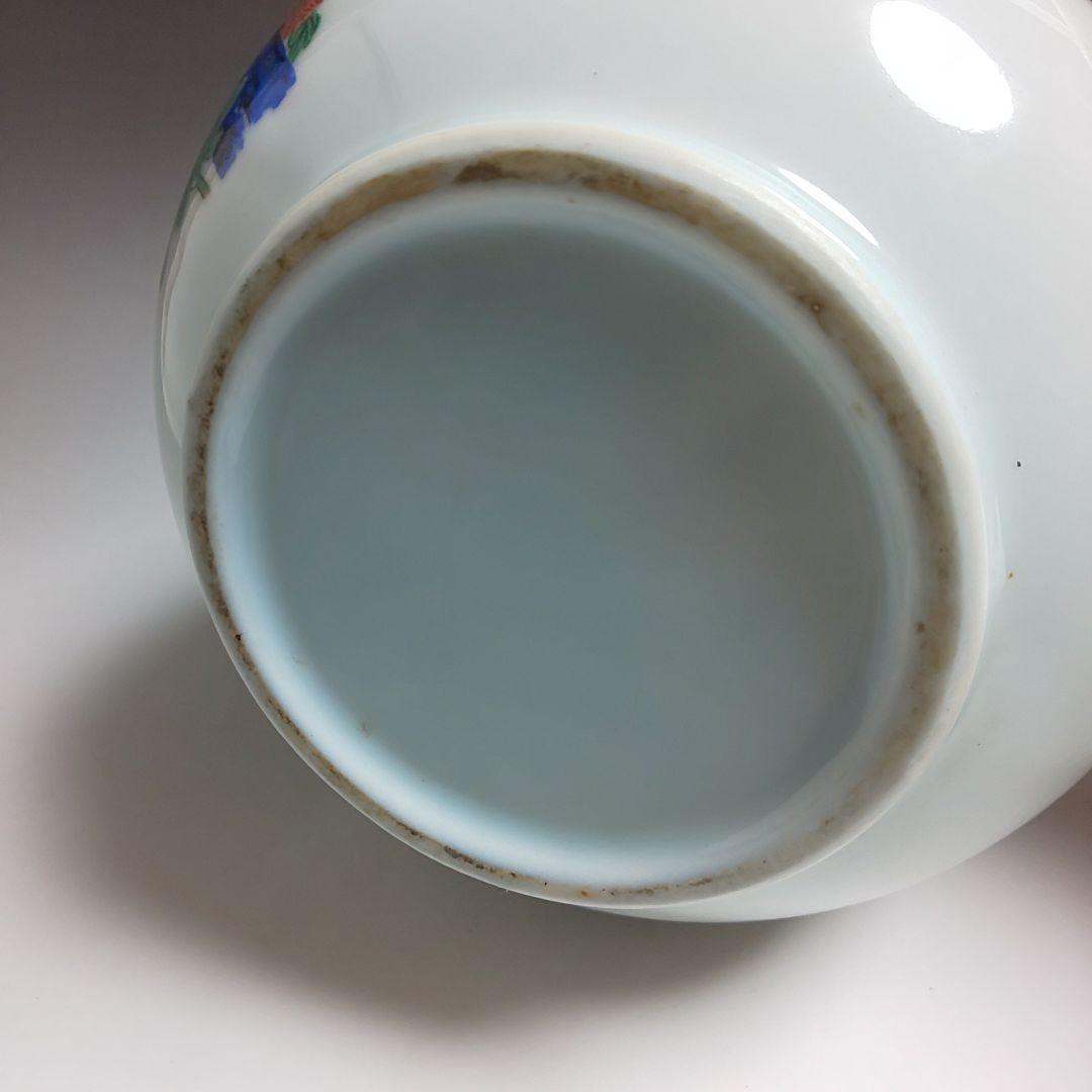 ★ 古い酒壺 古酒 日本酒 清酒 １級 染付 陶器骨董 一輪挿し 花器 昭和