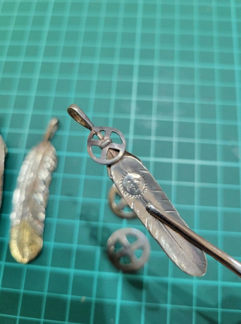 シルバー　フェザー　ホイール 6個セット　ゴローズ？