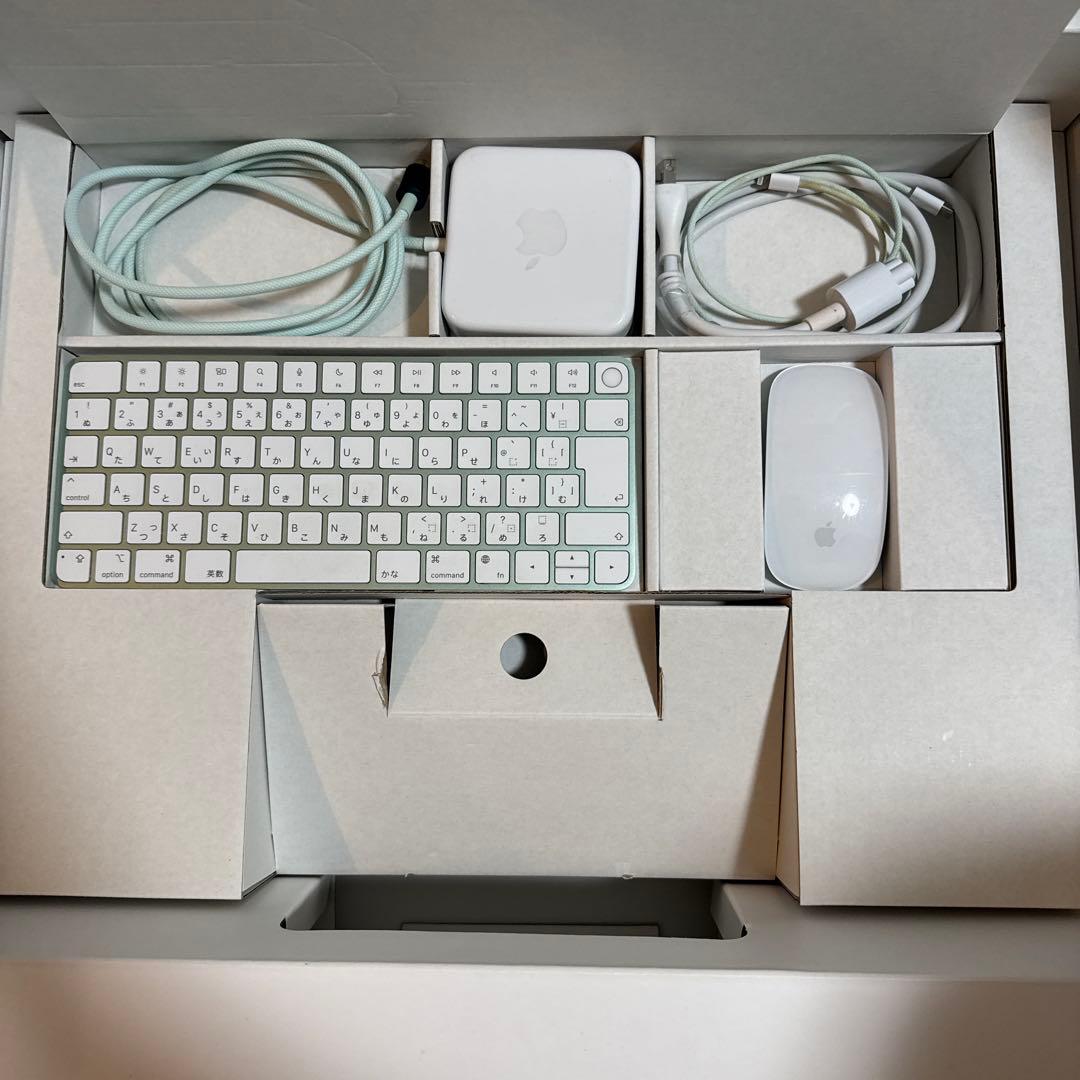 Apple iMac 24インチ M1 8GB 256GB グリーン