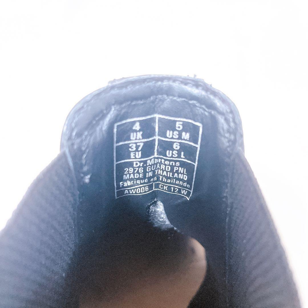 レア ドクターマーチン サイドゴア 黒 レザー ドッキング チェルシー ステッチ