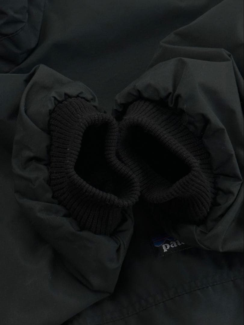 02年製 patagonia シェルドシンチラ 黒 × 灰 S 美品 ブラック