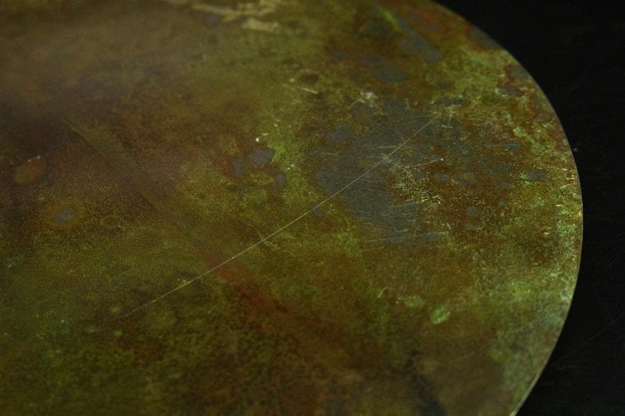 中国美術 銅鏡 獣紋 φ17.5cm 古鏡(K-HA467)