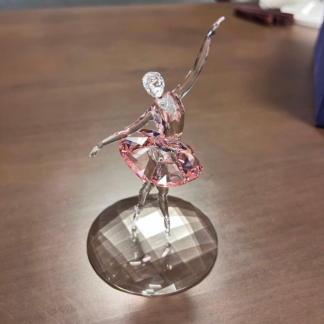 【新品】スワロフスキー　ガラス鐘　バレリーナ