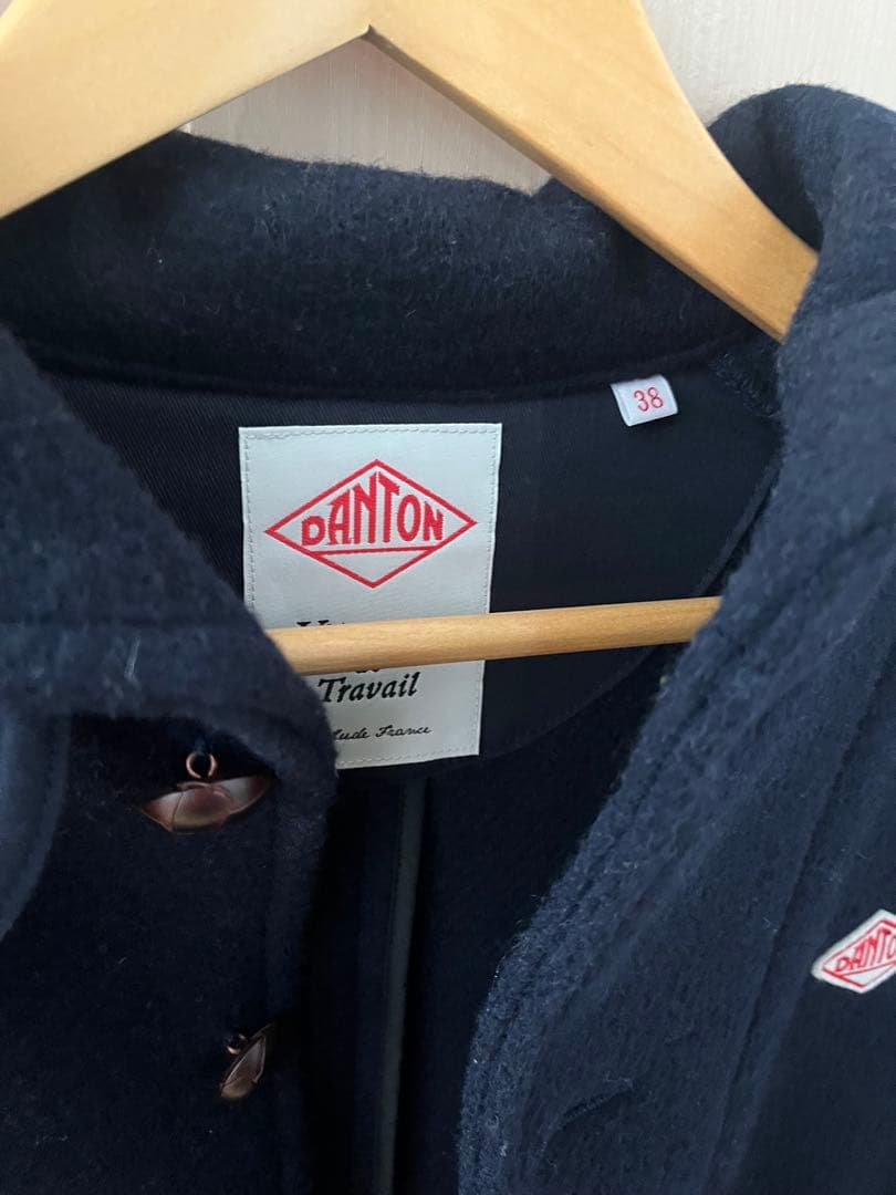 ダントン ウールモッサシングルジャケット ネイビー サイズ38