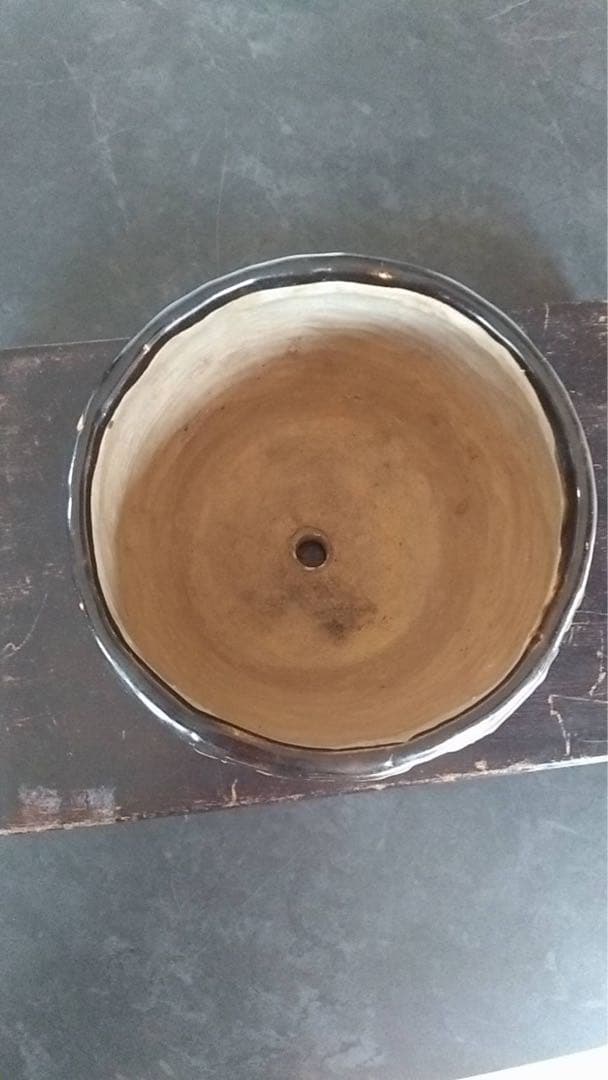 盆栽鉢　蘭鉢　古唐津　山野草鉢　皮鯨　古美術　中国美術　茶道具　植木鉢