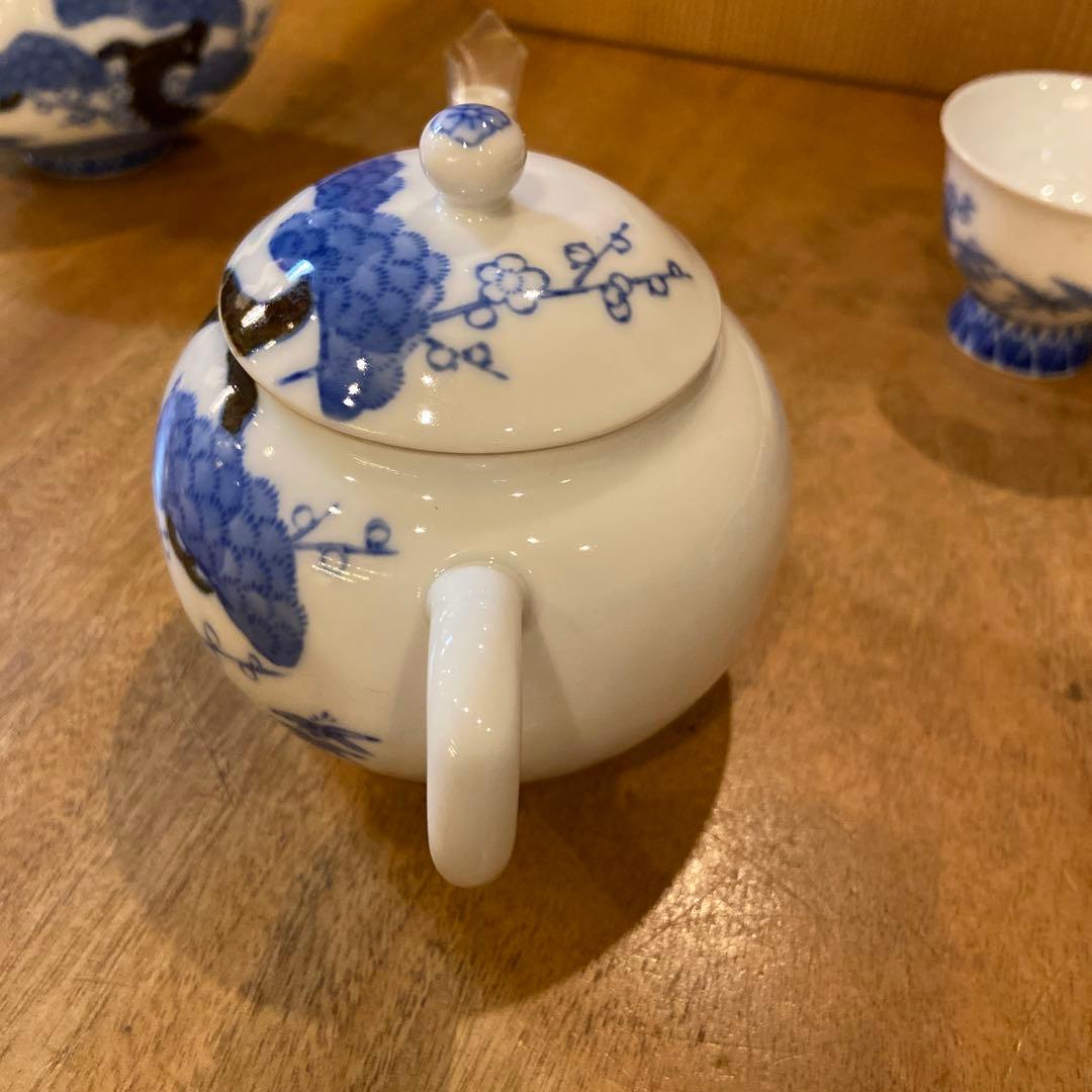 深川製磁昭和中期煎茶器揃え