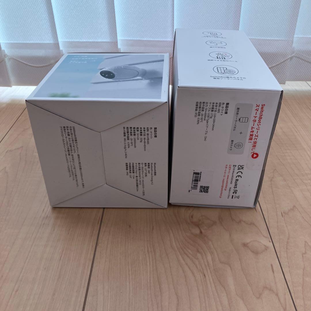 スイッチボット Switchbot ソーラーパネル、屋外カメラ