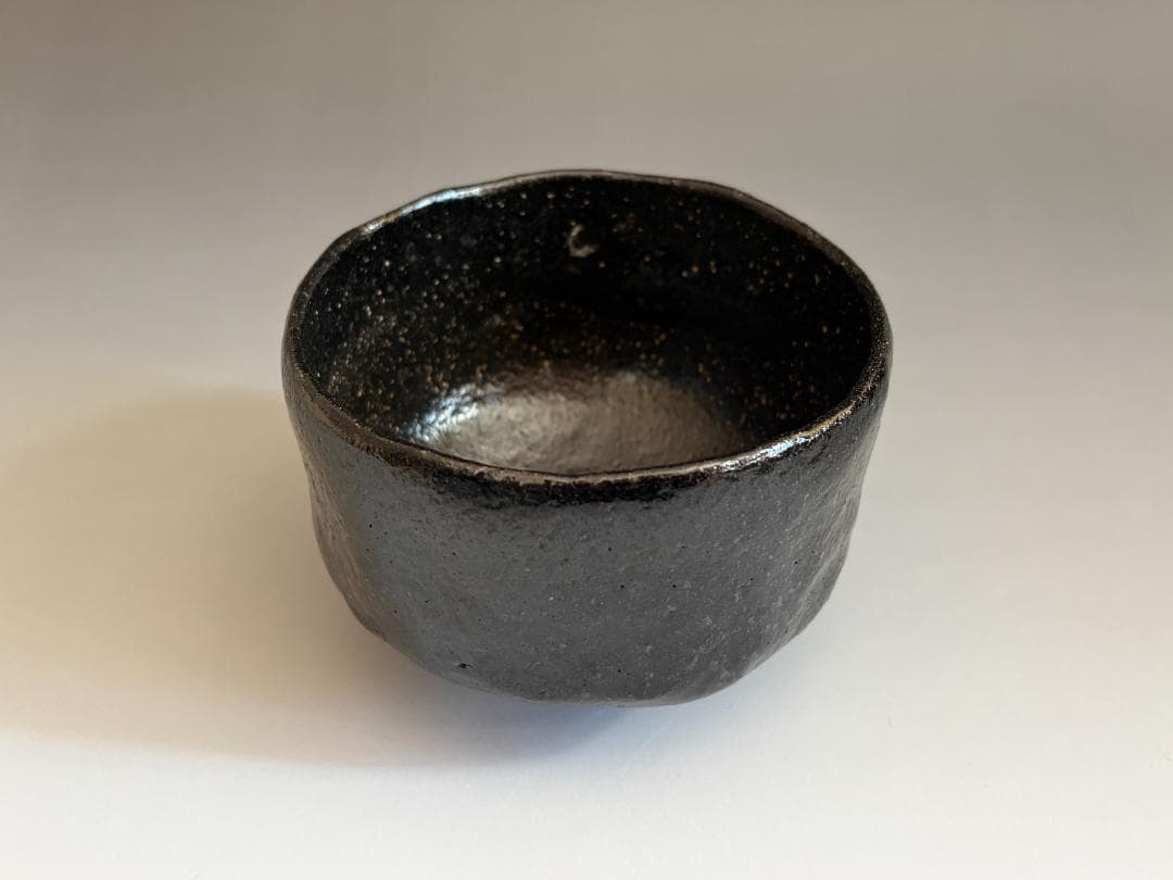 中村道年　黒楽茶碗　堀内宗完　兼中斎書付　銘「蓬莱」　茶道具　表千家