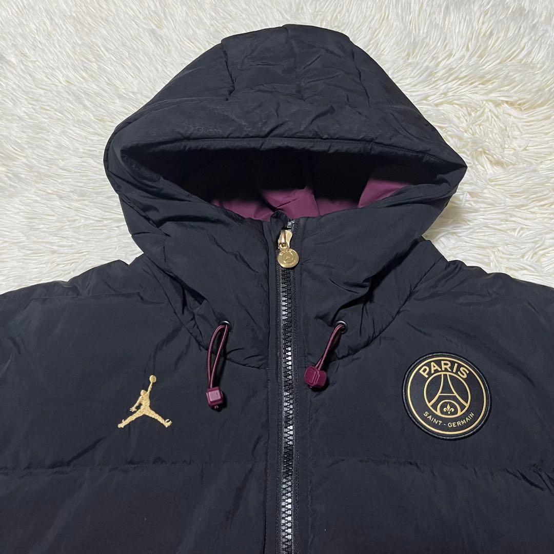 PSG × JORDAN ダウンジャケット ブラック XLサイズ