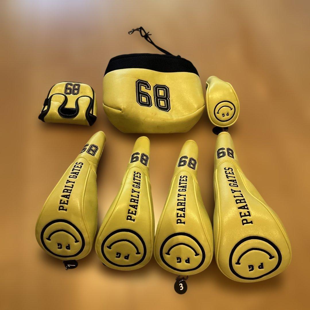 PEARLY GATES キャディバッグ 89 イエロー　ヘッドカバー付