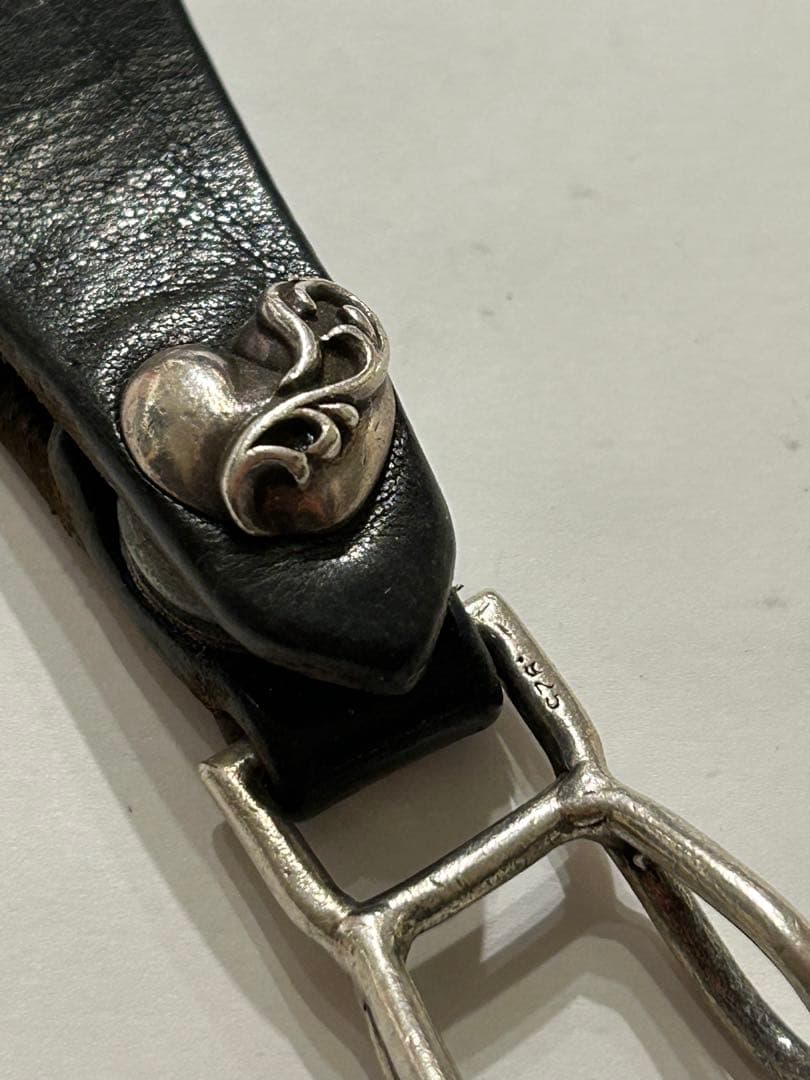 ク*ム様 CHROME HEARTS クロムハーツ ベルトループ ハート 初期