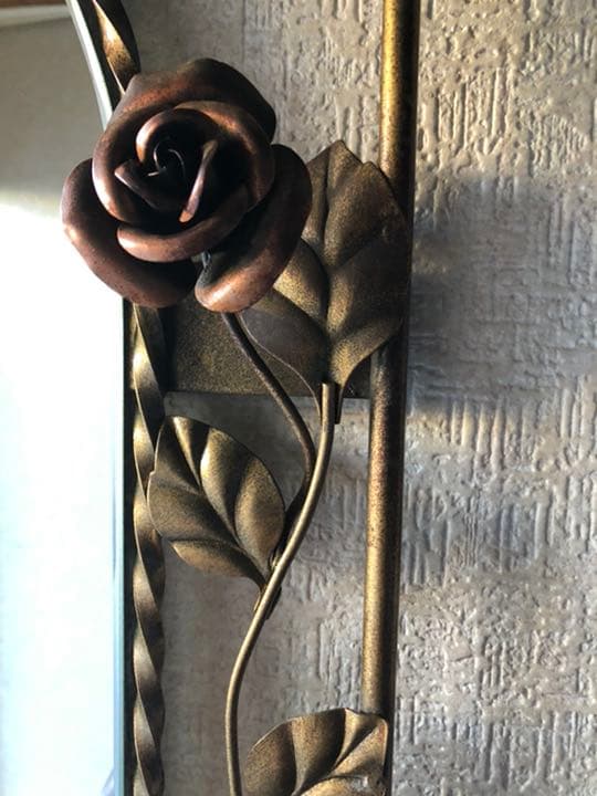 アンティーク鏡　レトロ　壁掛け　インテリア