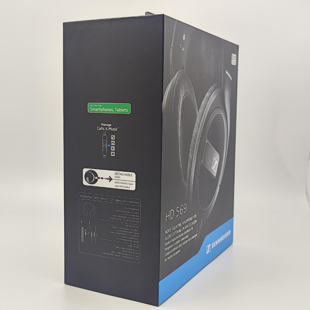 Sennheiser HD 569 密閉型 オーバーイヤー ヘッドホン ブラック