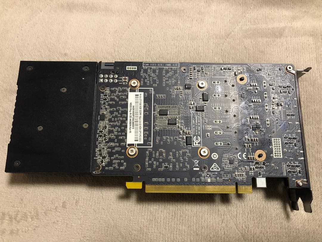 【動作品】NVIDIA GeForce GTX1060 6GB【本体のみ】