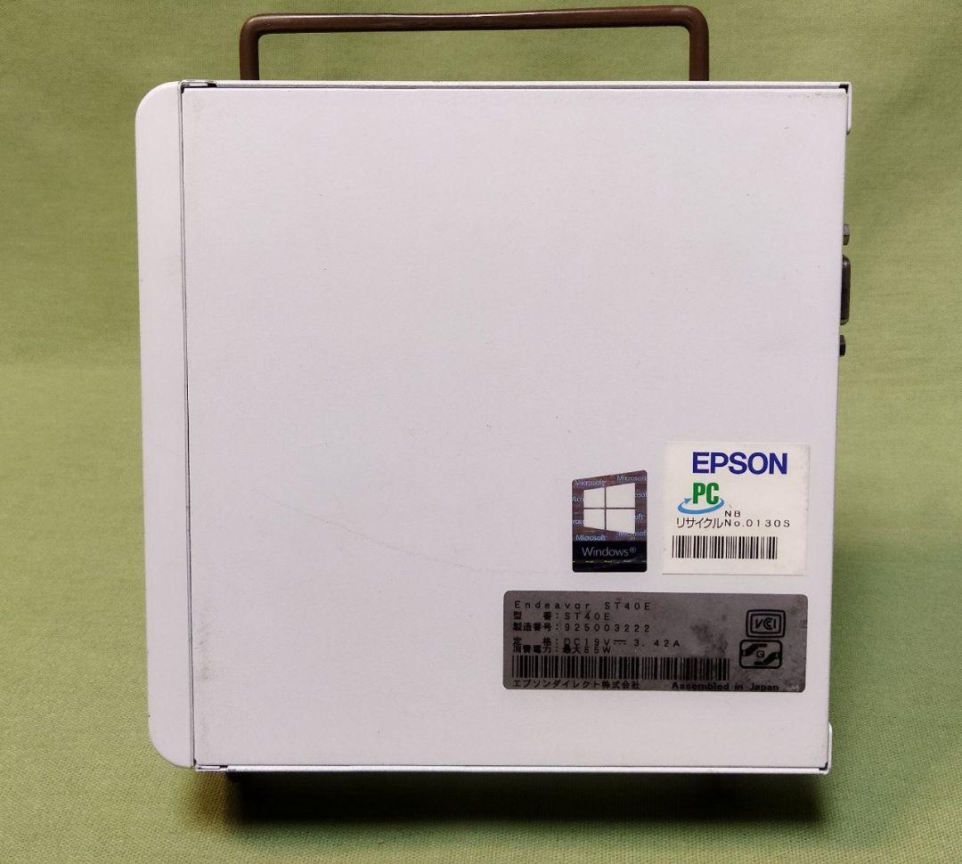 エプソン エンデバー ST40E SSD256GB Windows11 ミニPC