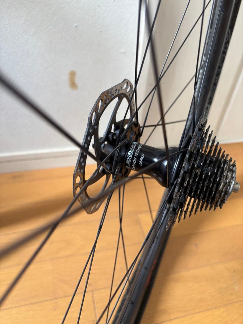 BOMA カーボンホイール 700C チューブラー 前後セット QR ディスク用