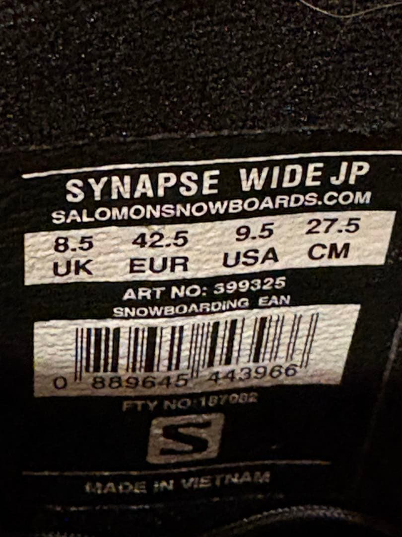 サロモン　SYNAPSE WIDE JP 27.5