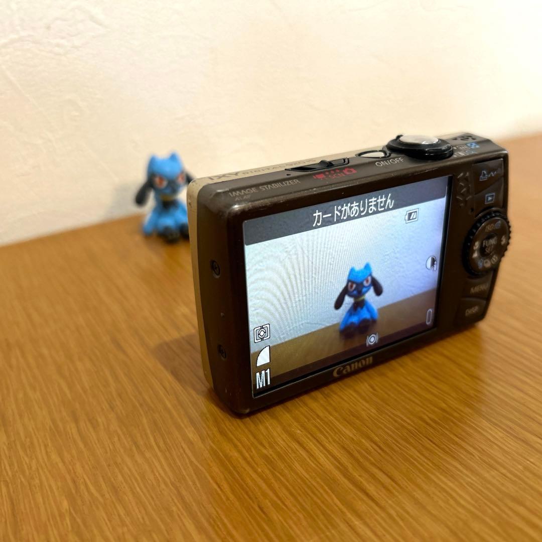 動作確認済 デジカメ ゴールド Canon IXY 920 IS 充電器付き