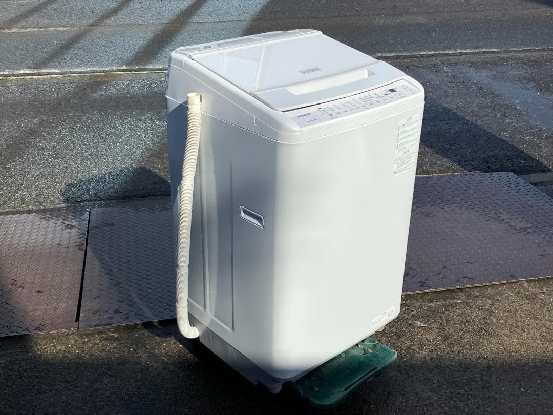 愛知岐阜/送料込★美品★日立　8kg全自動洗濯機 BW-V80H　2022年製