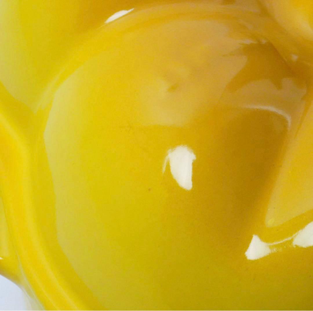 【極美品】LE CREUSET　ピーマンココット　ディジョンイエロー　18cm