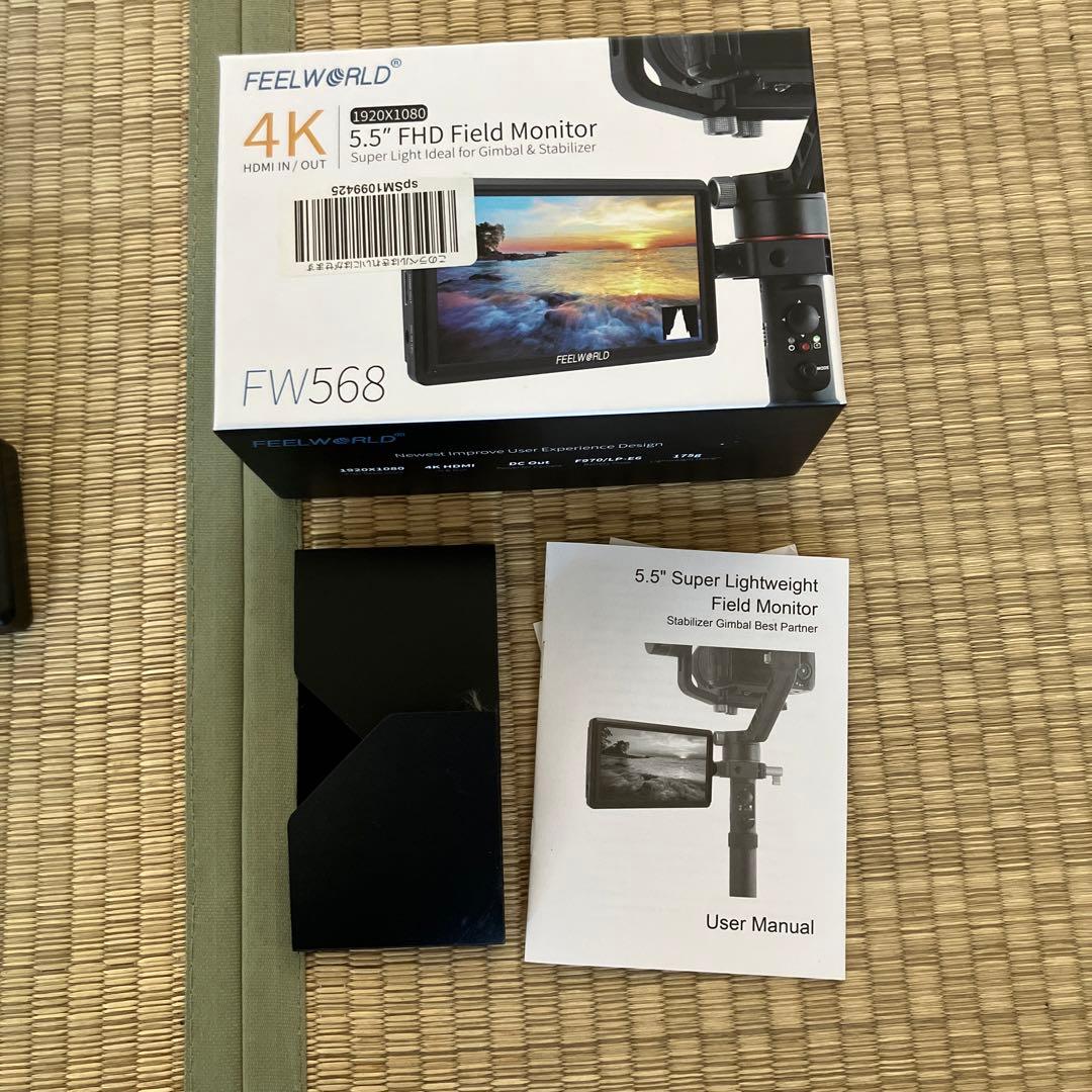 FEELWORLD FW568 バッテリー 付き