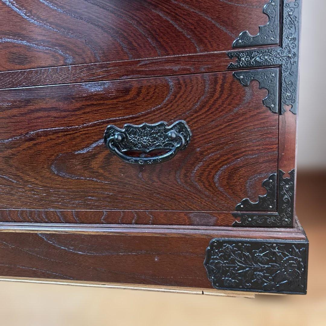 欅箪笥　飛鳥工芸　民芸家具　整理箪笥