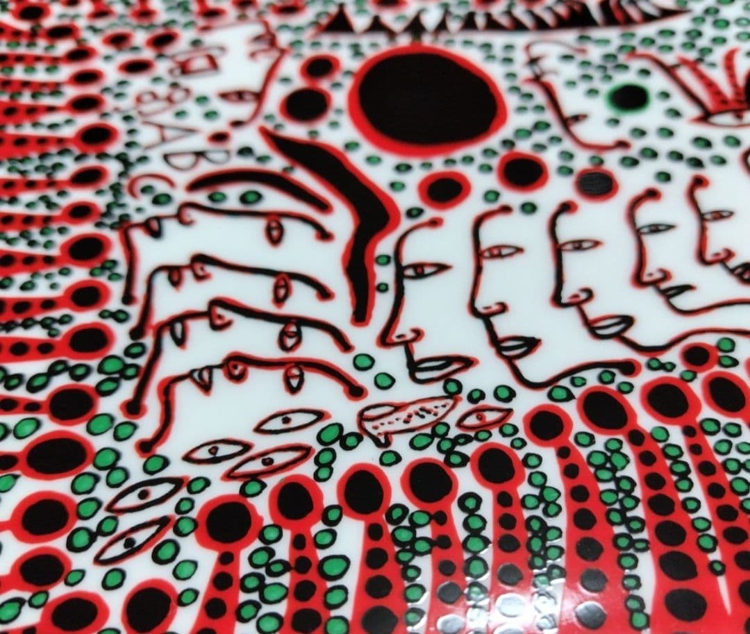 草間彌生　プレート　スクエア　角皿　お皿