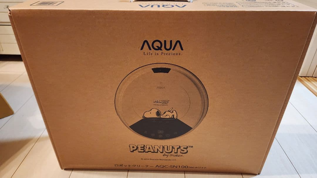AQUA PEANUTS スヌーピー ロボットクリーナー 掃除機 ドックハウス付