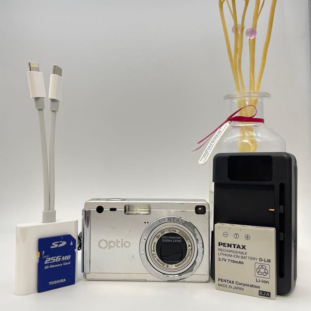 難有特価✨PENTAX Optio s4i✨動作確認済 スマホ転送OK 可愛い♪