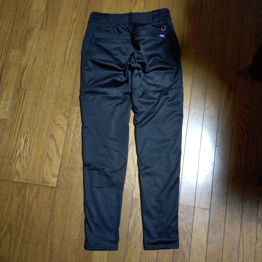 レディース ゴルフパンツ ブラック キルティング