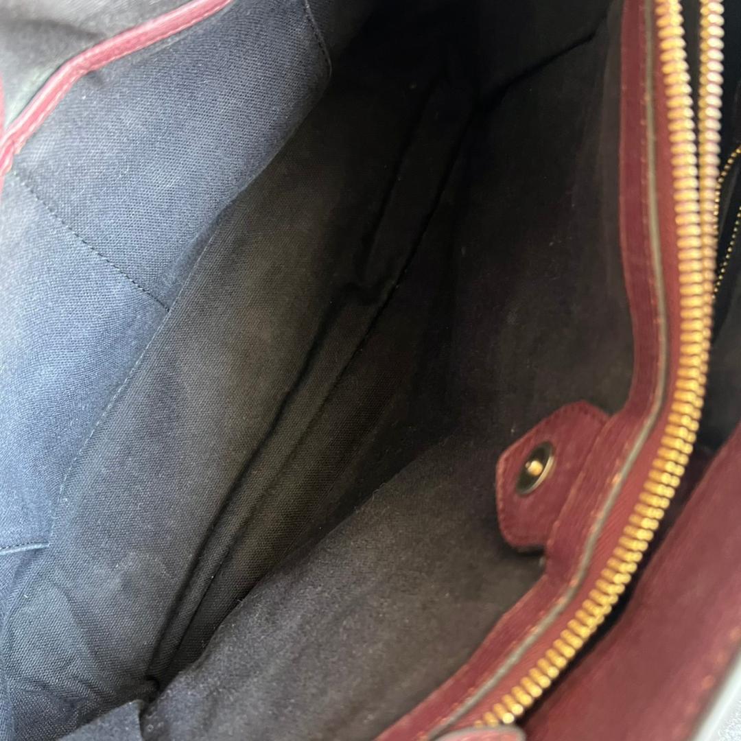 ⭐️BURBERRY⭐️バーバリー バナーバッグ ミディアム ボルドー レザー