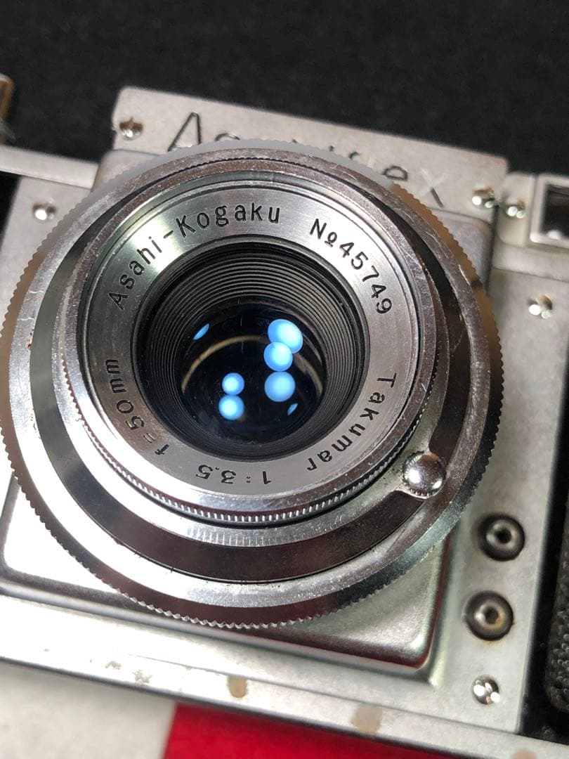 フィルムカメラ pentax asahi flex takumar 50mm f3.5 m37